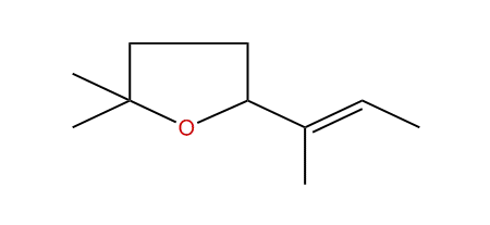 2,2-Dimethyl-5-[(1E)-1-methyl-1-propenyl]tetrahydrofuran
