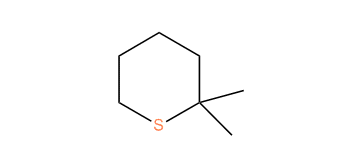 2,2-Dimethylthiacyclohexane