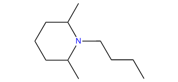 2,6-Dimethyl-1-butylpiperidine