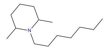 2,6-Dimethyl-1-heptylpiperidine