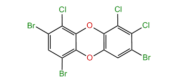 3,6,8-Tribromo-1,2,9-trichlorodibenzo-p-dioxin