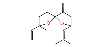 3,9-diepi-3,6,6,9-Bisepoxyfarnesa-1,7(14),10-triene
