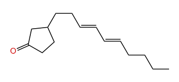 3-((E,E)-Deca-3,5-dienyl)-cyclopentanone