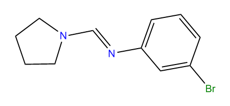 3-Bromo-N-(1-pyrrolidinylmethylene)-aniline