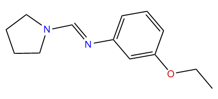 3-Ethoxy-N-(1-pyrrolidinylmethylene)-aniline