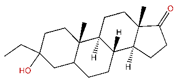 3-Ethyl-3-hydroxy-androstan-17-one