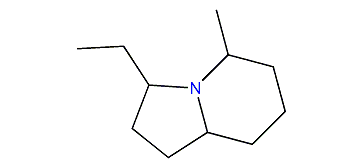 3-Ethyl-5-methylindolizidine