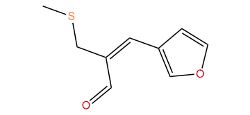 3-(Furan-3-yl)-2-(methylthiomethyl)-acrylaldehyde