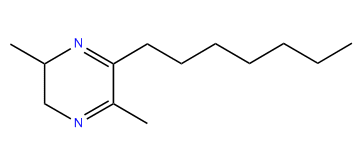 3-Heptyl-2,5-dimethyl-5,6-dihydropyrazine