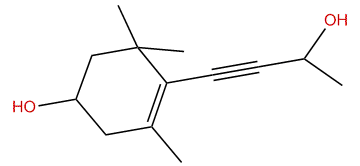 3-Hydroxy-7,8-didehydro-beta-ionol