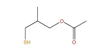 3-Mercapto-2-methylpropyl acetate