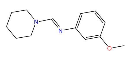 3-Methoxy-N-(1-piperidinylmethylene)-aniline