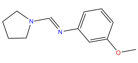 3-Methoxy-N-(1-pyrrolidinylmethylene)-aniline
