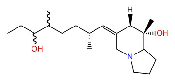 (8S,Z)-6-((R)-6-Hydroxy-2,5-dimethyloctylidene)-8-methyloctahydroindolizin-8-ol
