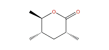 (3R,5S,6R)-3,5,6-Trimethyltetrahydropyran-2H-one