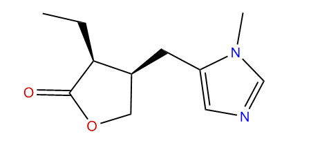 (3S-cis)-3-Ethyl-4-[(1-methyl-1H-imidazol-5-yl)methyl]dihydro-2(3H)-furanone