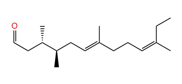 (3S,4R,6E,10Z)-3,4,7,11-Tetramethyl-6,10-tridecadienal