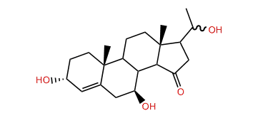3alpha,7beta,20xi-Trihydroxy-14beta-pregn-4-en-15-one