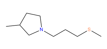 3-Methyl-1-(3-(methylthio)-propyl)-pyrrolidine