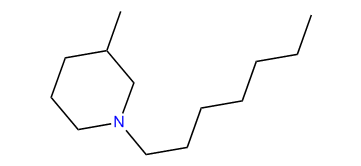 3-Methyl-1-heptylpiperidine