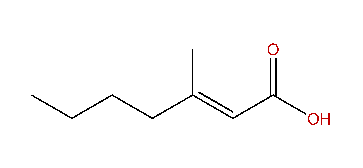 (E)-3-Methyl-2-heptenoic acid