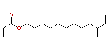 3,7,11-Trimethyltridecan-2-yl propionate