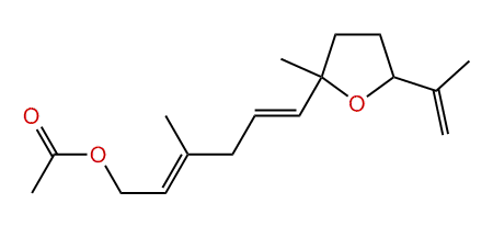 (E,E)-3,7,11-Trimethyl-7,10-epoxy-2,5,11-dodecatrienyl acetate