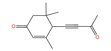 4-(3-Oxybutynyl)-3,5,5-trimethyl-2-cyclohexenone