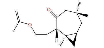 4-Aceacetoxy-3,15-dinor-2,3-seco-2-africanone