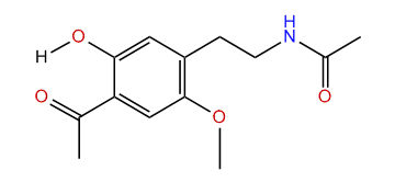 N-(4-Acetyl-5-hydroxy-2-methoxyphenethyl)-acetamide
