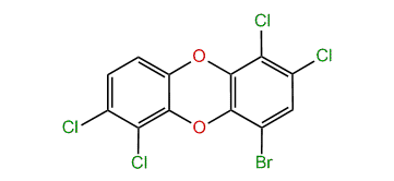 4-Bromo-1,2,6,7-tetrachlorodibenzo-p-dioxin
