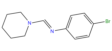 4-Bromo-N-(1-piperidinylmethylene)-aniline