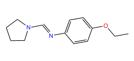 4-Ethoxy-N-(1-pyrrolidinylmethylene)-aniline