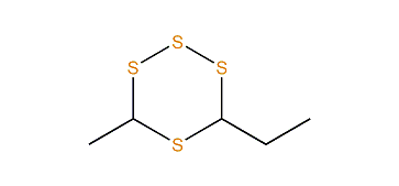 4-Ethyl-6-methyl-1,2,3,5-tetrathiane