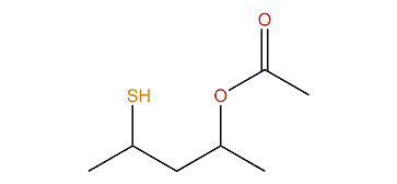4-Mercaptopentan-2-yl acetate