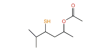 4-Mercapto-5-methylhexan-2-yl acetate
