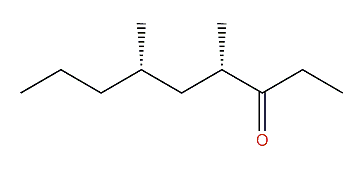 (4S,6S)-4,6-Dimethylnonan-3-one