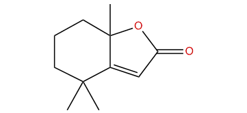 4,4,7alpha-Trimethyl-5,6,7,7alpha-tetrahydrobenzofuran-2(4H)-one