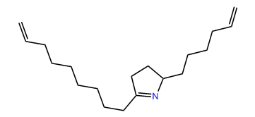 5-(5-Hexenyl)-2-(8-nonenyl)-1-pyrroline