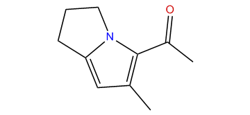 5-Acetyl-6-methyl-2,3-dihydro-1H-pyrrolizine