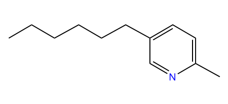 5-Hexyl-2-methylpyridine