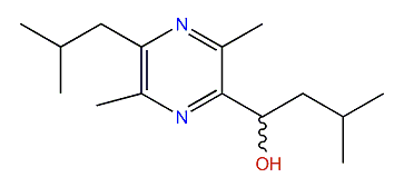 1-(5-Isobutyl-3,6-dimethylpyrazin-2-yl)-3-methylbutan-1-ol