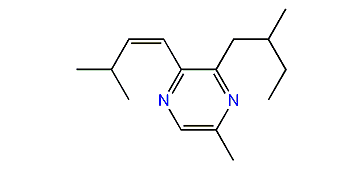 (Z)-5-Methyl-3-(2-methylbutyl)-2-(3-methylbut-1-enyl)-pyrazine