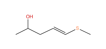 5-(Methylthio)-4-penten-2-ol