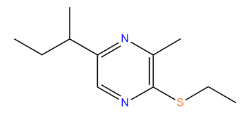 5-sec-Butyl-2-ethylthio-3-methylpyrazine