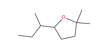 5-sec-Butyl-2,2-dimethyltetrahydrofuran