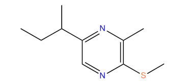 5-sec-Butyl-3-methyl-2-(methylthio)-pyrazine