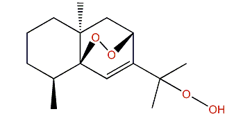 5b,8b-Epidioxy-11-hydroperoxy-6-eudesmene