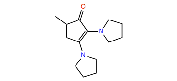 5-Methyl-2,3-bis(1'-pyrrolidinyl)-2-cyclopenten-1-one