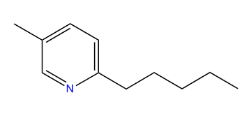 5-Methyl-2-pentylpyridine